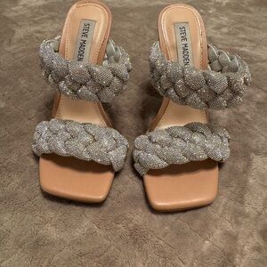 Steve Madden Kenley Metallic Braided stiletto Heels